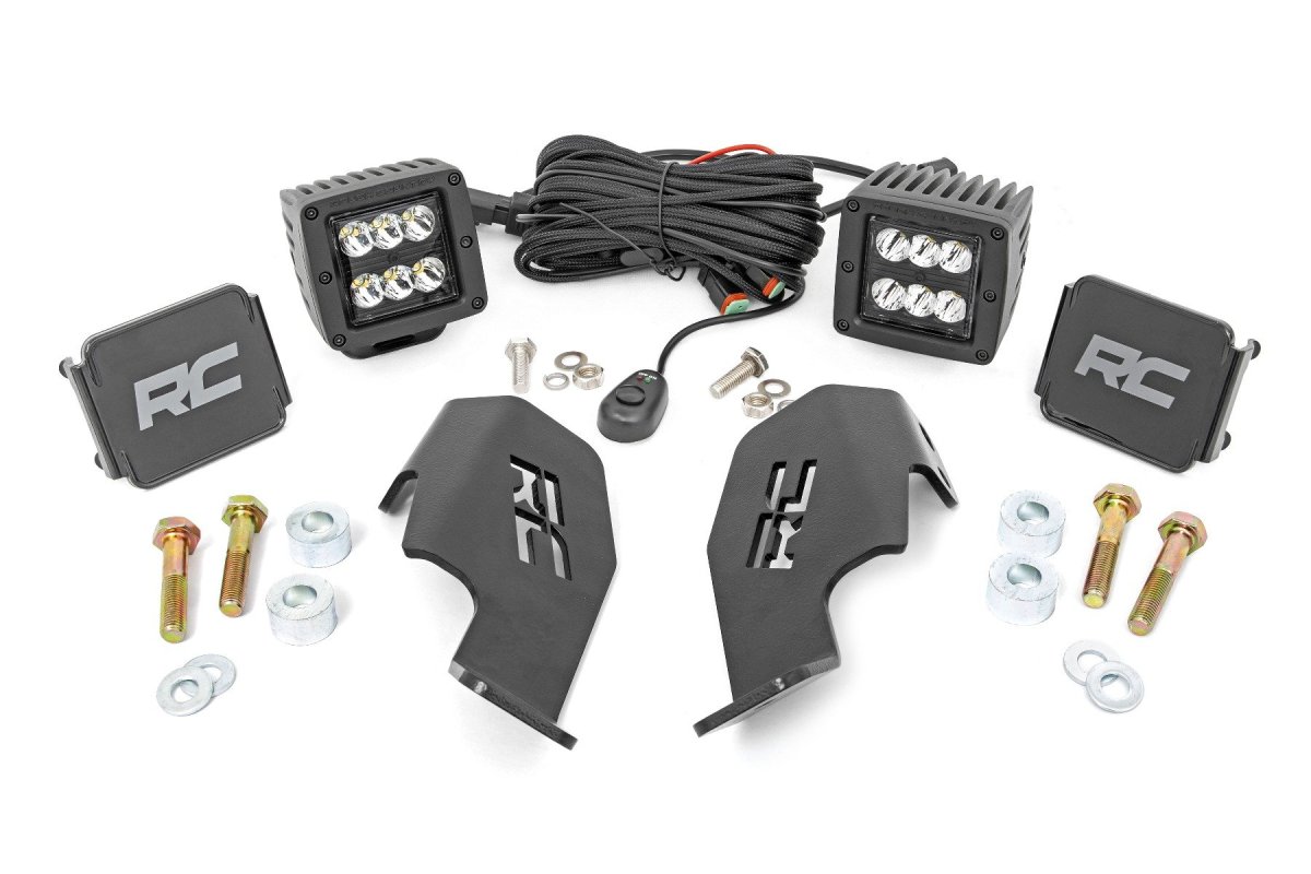 Honda Talon 1000R LED Light Kit - Rough Country - Cage Mount | 2